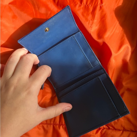 Guess Blue Wallet with Gold Accent - Picture 5 of 6